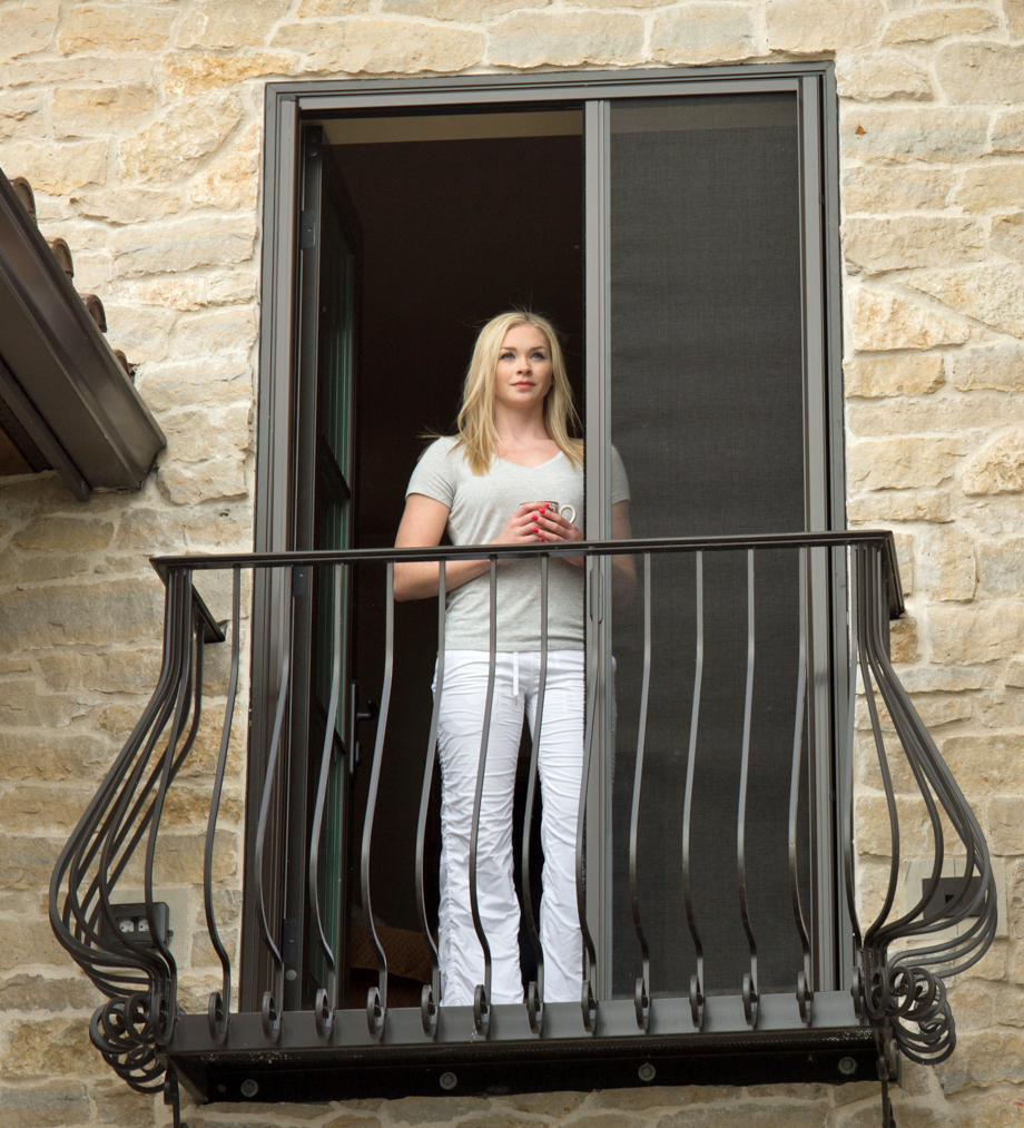 Genius Screen on Juliet Balcony Door